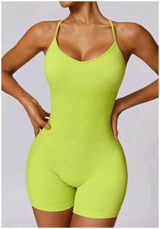 Seamless Scrunch Back Romper