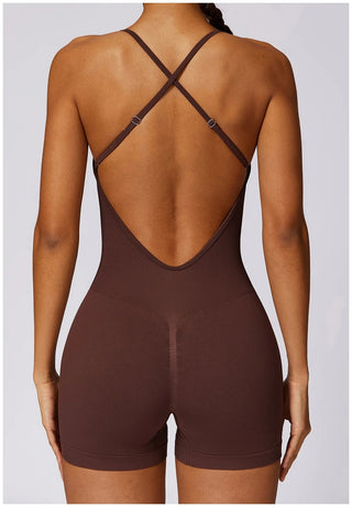 Seamless Scrunch Back Romper