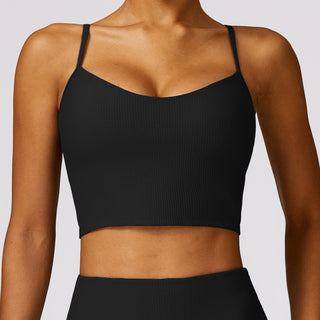 Cora Open Back Crop Top