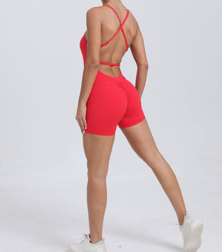 Power Backless Sculpt Romper