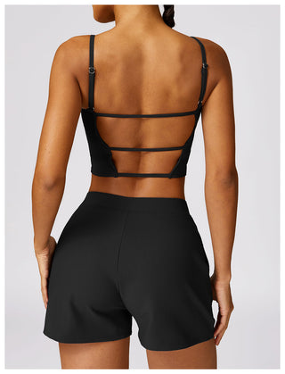 Cora Open Back Crop Top