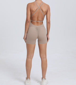 Power Backless Sculpt Romper