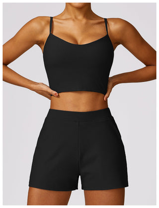 Cora Open Back Crop Top