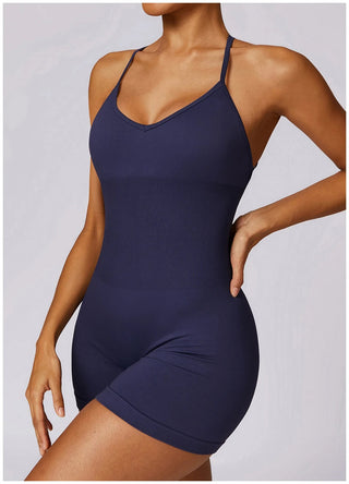 Seamless Scrunch Back Romper