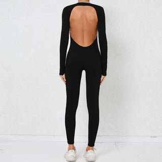 Essential Longsleeve Backless Jumpsuit