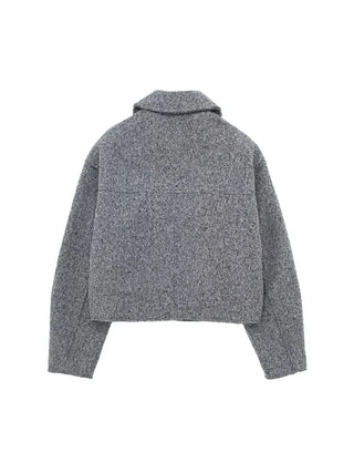 Bella Cropped Boucle Jacket