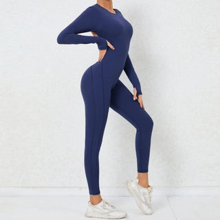 Essential Longsleeve Backless Jumpsuit