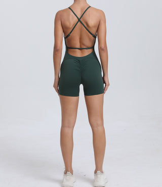 Power Backless Sculpt Romper