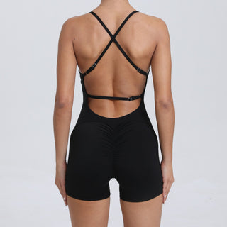 Power Backless Sculpt Romper