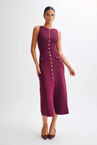 Claire Knit Sleeveless Maxi Dress