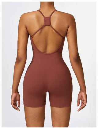 Niamph Open Back Romper