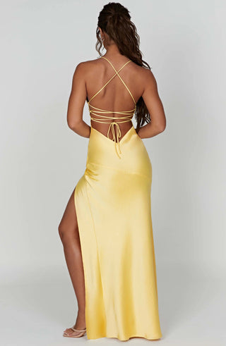 Isobel Maxi Dress - Lemon