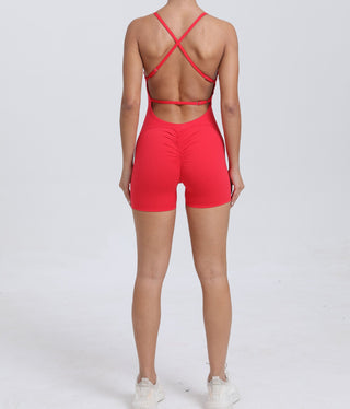 Power Backless Sculpt Romper