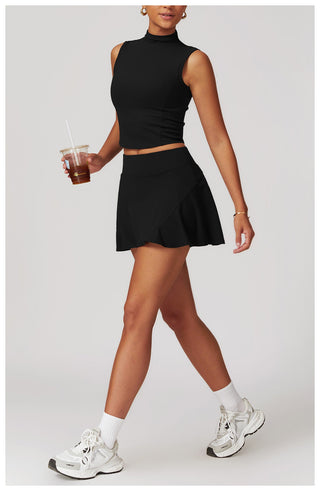 Stephanie Crop Top & Skort Set