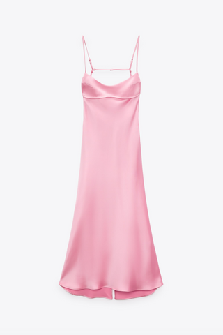 Lily Satin Backless Maxi Dress