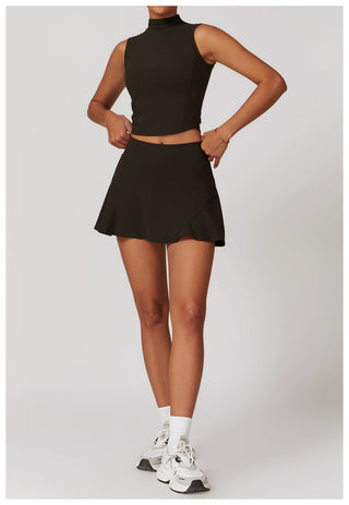 Stephanie Crop Top & Skort Set