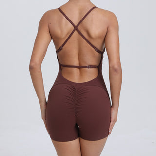 Power Backless Sculpt Romper