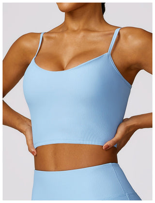 Cora Open Back Crop Top