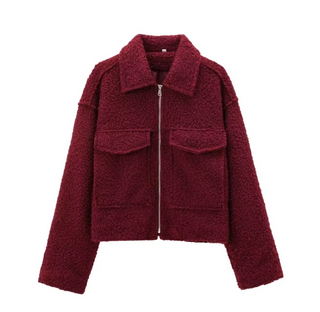 Bella Cropped Boucle Jacket