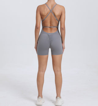 Power Backless Sculpt Romper