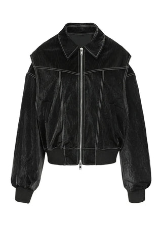 Vintage Viper Contrast Trim Jacket