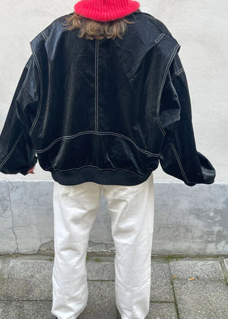 Vintage Viper Contrast Trim Jacket