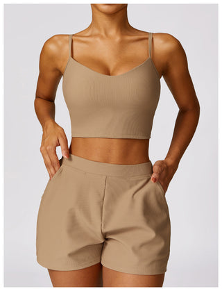 Cora Open Back Crop Top