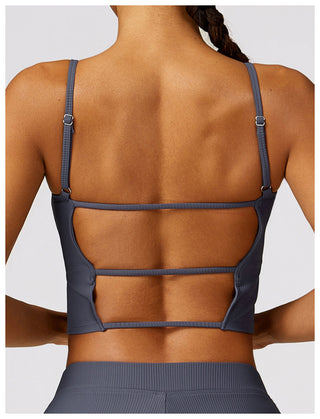 Cora Open Back Crop Top