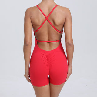 Power Backless Sculpt Romper