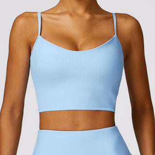 Cora Open Back Crop Top